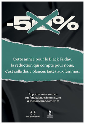 En France, The Body Shop prend position contre les violences envers les femmes