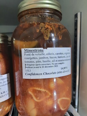 « MINESTRONE » (Groupe CNW/Ministère de l'Agriculture, des Pêcheries et de l'Alimentation)