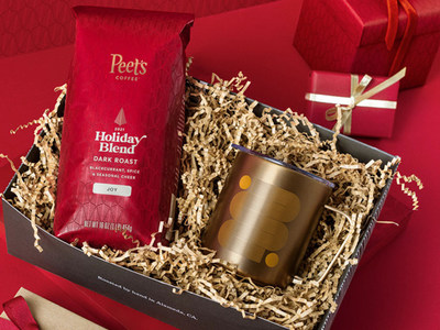 The gift of Peet’s Coffee can be customized to the recipient’s taste and delivered with a personalized digital unboxing experience, thanks to GiftNow, a holistic gifting solution.