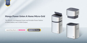 Home-and-portable battery Mango Power Union to be launched, featuring world's first built-in dual PV Inverter