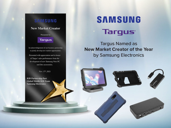 Targus Named as New Market Creator of the Year by Samsung Electronics