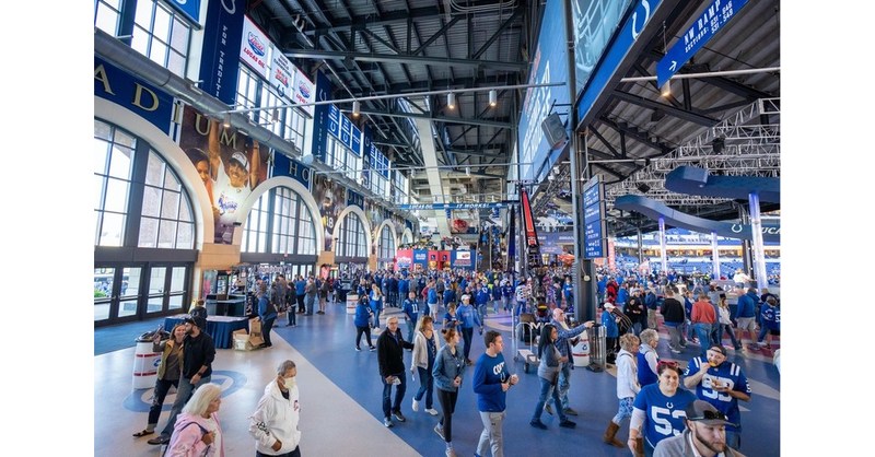 Game Time at Lucas Oil Stadium Editorial Stock Photo - Image of