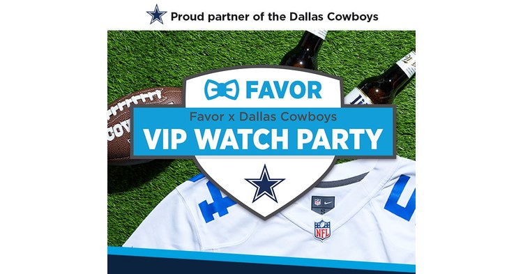 Favor Teams Up With The Dallas Cowboys To Deliver The Ultimate VIP