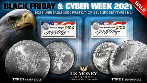 U.S. Money Reserve Announces Black Friday And Cyber Week Sale Featuring Limited-Edition Silver American Eagle Coin Set