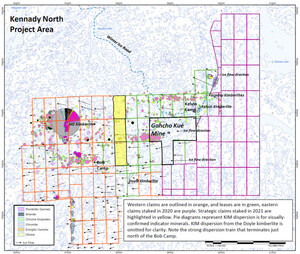 Mountain Province Diamonds Adds Strategic Claims to the Kennady North Project