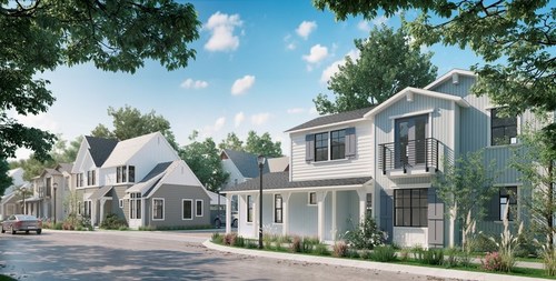 A rendering of Tricon's Willow Creek Manors in Tomball, TX, one of the company's 23 planned build-to-rent communities. (CNW Group/Tricon Residential Inc.)