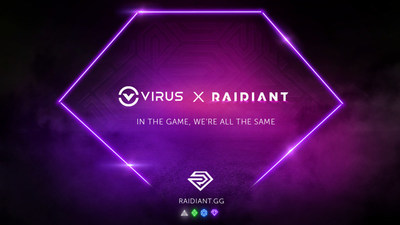 RAIDIANT TEAMS UP WITH VIRUS INTERNATIONAL AS ATHLETICWEAR BRAND BECOMES FOUNDING PARTNER OF THE NEWLY LAUNCHED WOMEN'S GAMING MEDIA PLATFORM