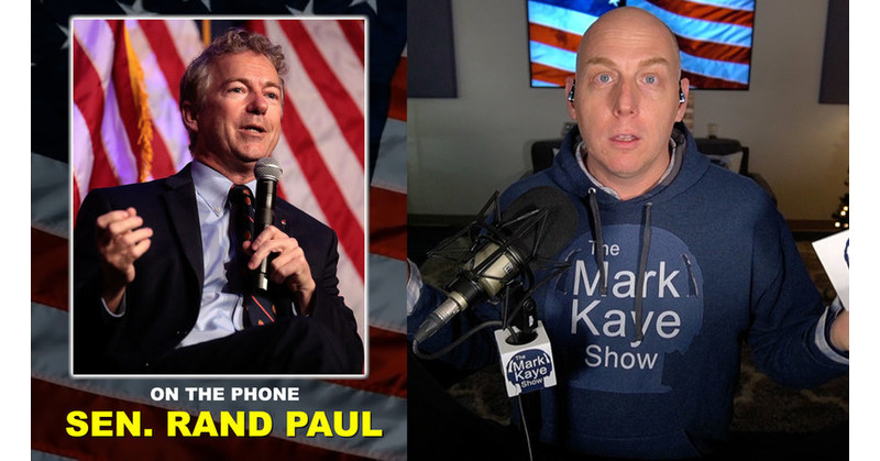 IRONY ALERT! Senator Rand Paul Tells Mark Kaye Joe Biden's Vaccine Mandate Will …