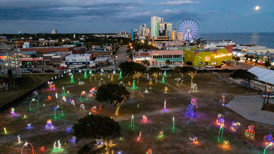 The new Winter Wonderland at The Beach in Myrtle Beach, SC, will offer outdoor ice skating and a festive walk-through holiday lights display. The City of Myrtle Beach, in partnership with Visit Myrtle Beach, is pleased to announce Southwest Airlines as presenting sponsor of the event.