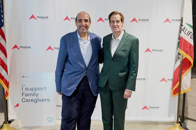 Avanir Pharmaceuticals President & CEO Wa'el Hashad with John Schall, the CEO of Caregiver Action Network.