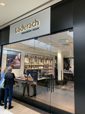 The Lderach boutique at South Coast Plaza features more than 85 varieties of fresh artisanal premium chocolate from Switzerland to awaken the five senses.
