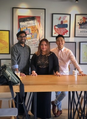 LXE Team (Left to Right): Abhilaash Subramaniam (Co-founder), Jzlyne Joanna (Chief Mareting Officer), Joshua Goh (Co-founder)