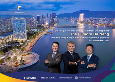 (From Left) Mr. Danny Nguyen, Chairman of Filmore, Mr. Doan Viet Dai Tu, Investor of Filmore, Mr. Kingston Lai, CEO of Asia Bankers Club, Golden Emperor & Ashton Hawks