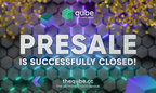 QUBE token presale was successfully completed in a record three minutes