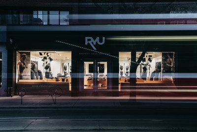 RYU store on Queen-Street West in Toronto (CNW Group/RYU Apparel Inc.)