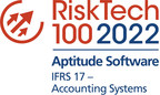 Aptitude remporte le prix de la catégorie IFRS 17 - Systèmes comptables du Chartis Research 2022 RiskTech100®