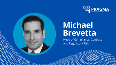 Pragma Appoints Former Standard Chartered Head of Client Tax Information Compliance, Michael Brevetta as Head of Regulatory Compliance