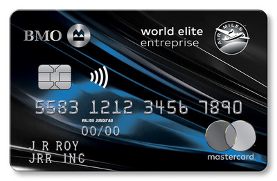 BMO lance les premières cartes de crédit Mastercard BMO World Elite pour les propriétaires d’entreprises au Canada (Groupe CNW/BMO Groupe Financier)