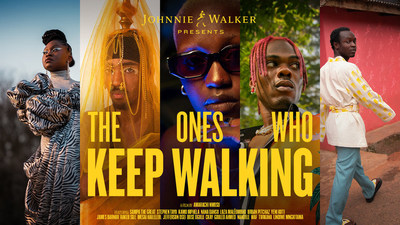 Johnnie Walker, and Forbes 30 under 30 film maker, Amarachi Nwosu premiere their new feature documentary - The Ones Who Keep Walking (PRNewsfoto/Johnnie Walker)