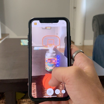 Augmented Reality Basketball demonstration