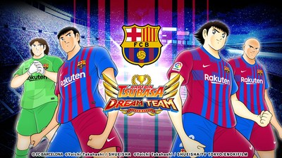 KLab Inc., a leader in online mobile games, announced that it has been four years since the global version of Captain Tsubasa: Dream Team launched. In celebration of this milestone there will be various campaigns in-game including the debut of players wearing FC BARCELONA official uniforms and much more starting from Friday, December 3. (PRNewsfoto/KLab Inc.)