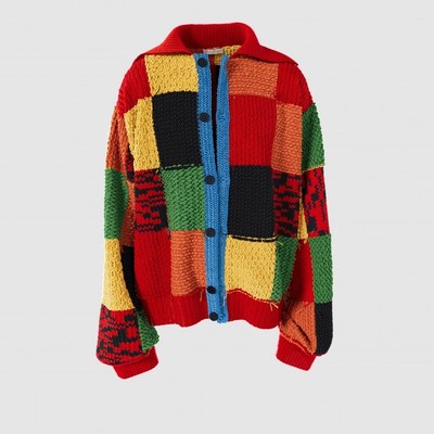 The JW Anderson Colourblock Patchwork Cardigan NFT created by xydrobe