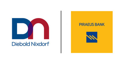 Diebold Nixdorf and Piraeus Bank logos