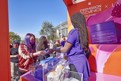 Amorepacific Booth at the US BTS Concert in SoFi Stadium, Los Angeles, US