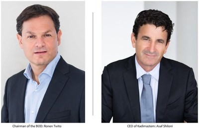 On the left: Chairman of the BOD, Ronen Twito; on the right: CEO of Kadimastem, Asaf Shiloni