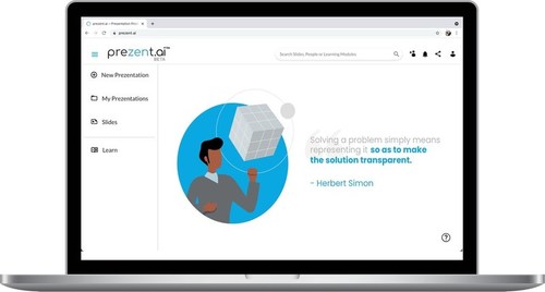 prezent.ai is the presentation productivity platform for enterprise teams. It's the only AI-powered platform that supercharges presentation productivity of teams by combining audience empathy, business understanding and beautiful design.