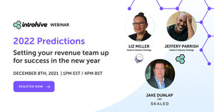 Introhive To Host 2022 Predictions Webinar: "Setting Your Revenue Team Up For Success"