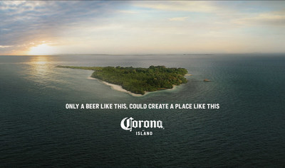 Somente uma cerveja como esta poderia criar um lugar como este (PRNewsfoto/Corona)