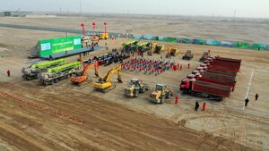 Sinopec lance le plus grand projet de production d'hydrogène vert photovoltaïque au monde à Kuqa (Xinjiang)