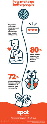 Pets make us better people. Pet parenting and health statistics.