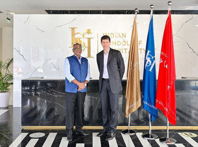 Benoît-Etienne Domenget, CEO, Sommet Education and Dilip Puri, Founder & CEO, Indian School of Hospitality