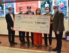 CAE and its employees raise $1 million for Centraide (United Way) for the third consecutive year