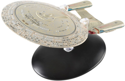 The Star Trek Starfleet Starships Collection includes the legendary U.S.S Enterprise NCC-1701-D, the fifth Federation starship to proudly bear the name Enterprise.