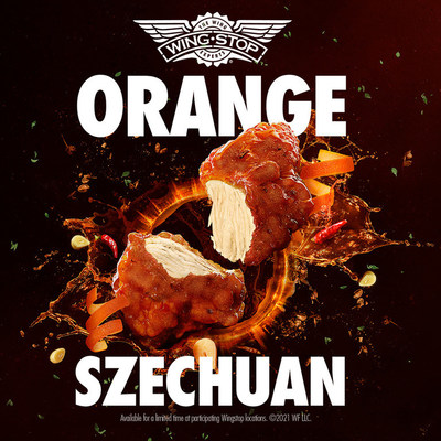Wingstop's limited time flavor, Orange Szechuan