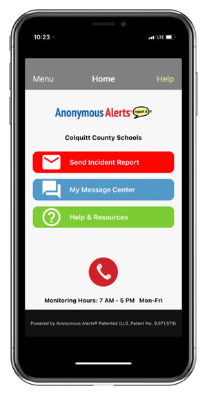 Colquitt County School District Launches Anonymous Alerts Reporting App