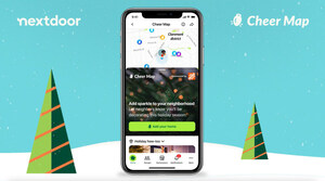 The Nextdoor Cheer Map helps discover holiday decorations and displays in the neighborhood