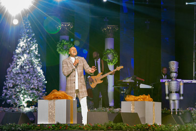 Stellar award-winner Brian Courtney Wilson inspires with his signature and impassioned vocals during the McDonald’s Inspiration Celebration® Gospel Tour Holiday Experience.