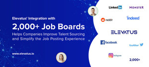 Elevatus' Integration with 2,000+ Job Boards Helps Companies Improve Talent Sourcing and Simplify the Job Posting Experience