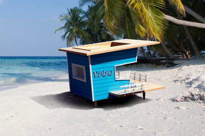 This beach cottage is calling all dogs that love the sun, surf, and sand, and it even comes with a rooftop checkerboard.