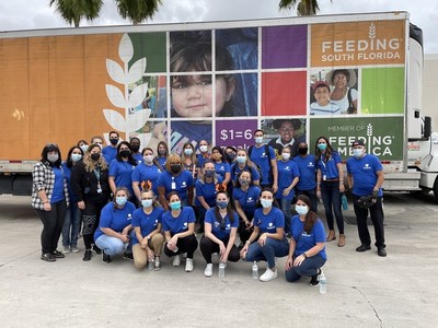 ChenMed employees volunteered at Feeding South Florida.