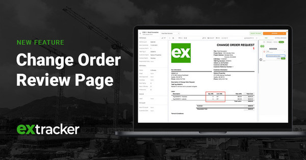 Extracker is introducing brand new features that will give users the ability to annotate change order request PDF documents sent between companies.