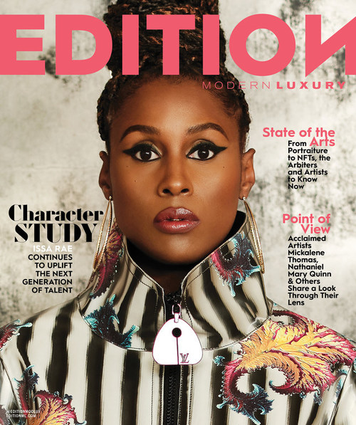 EDITION's limited collector's Art Issue with cover star, actor, director, and producer Issa Rae.