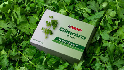 Chipotle’s new Cilantro Soap, exclusively available on chipotlegoods.com, arrives just in time for the holidays.
