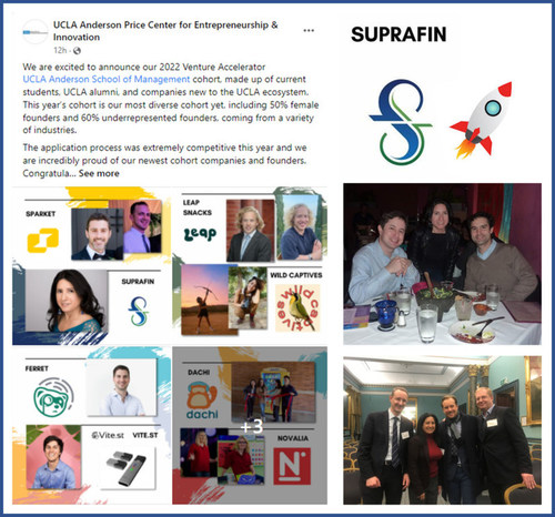 SupraFin Joins the Venture Accelerator at UCLA Anderson