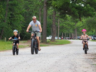 Your child will be grinning and laughing while learning balance and coordination skills and enjoying life outdoors.