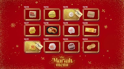 The Mariah Menu Deals Calendar